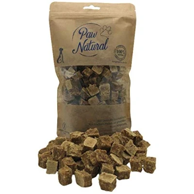 Abbildung von Paw Natural Hunde Leckerlis Training 150g Huhn Würfel 100% Gluten &amp; getreidefrei aus frischem Fleisch gesunder Tiere