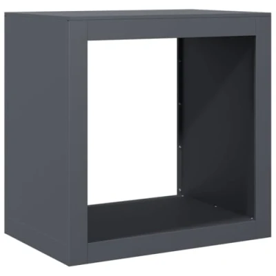 Abbildung von vidaXL Kaminholzregal Brennholzregal Anthrazit 60x40x60 cm Stahl