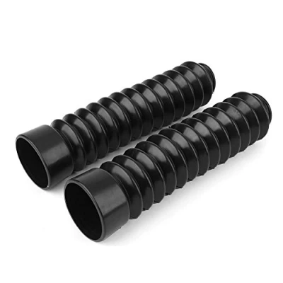 Abbildung von Keenso Motorrad Gabel Abdeckung, 1 Paar 230 * 52 37mm Vordergabel Staubschutz Stoßdämpfer Gummi Abdeckung Lager, Lager und Bande