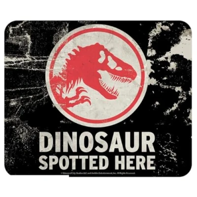 Abbildung von ABYSTYLE Jurassic Park Mauspad, weich, Motiv: Dinosaurier World