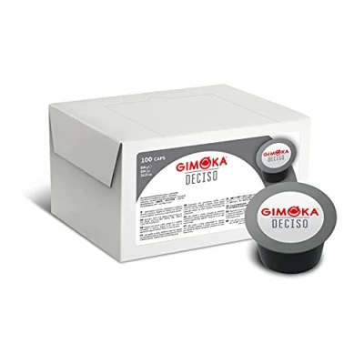 Abbildung von Gimoka Kompatibel Für Lavazza Blue 100 Pods Geschmack DECISO Intensität 10 Made In Italy