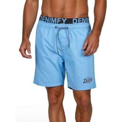 Abbildung von DENIMFY Badeshorts Herren Badehose DFNeo Regular Fit (1 St) Sportshorts mit Kordelzug