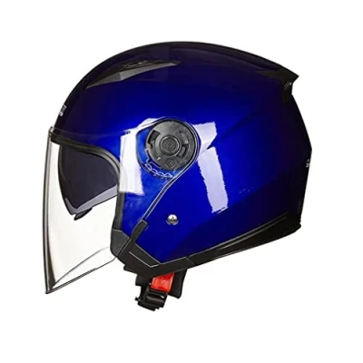 Abbildung von MOTESEN ABS 3/4 Man Open Face Helme für Moto Helm Kollisionsvermeidung Elektroauto Herausnehmbares Futter Frühling Herbst Sportbikes Motorrad Frauen