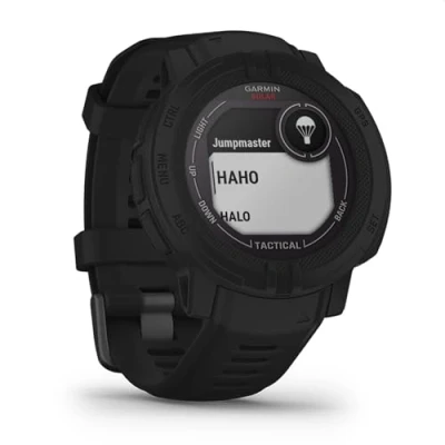Abbildung von Garmin Instinct 2 Solar Tactical robuste GPS Smartwatch mit unendlicher Akkulaufzeit im Modus, taktische Funktionen, über 40 Sport Apps, Smart Notifications und Pay