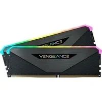 Abbildung von Corsair Vengeance RGB RT 32 GB (2 x 16 GB) DDR4 3.600MHz C18 Arbeitsspeicher (Dynamische Beleuchtung, Optimiert für AMD 300/400/500 Series, Kompatibilität mit Intel Series) Weiß