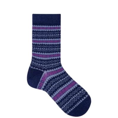 Abbildung von Hudson Damen Socken Fancy Nordic Fashion royal blue 0539 39 42