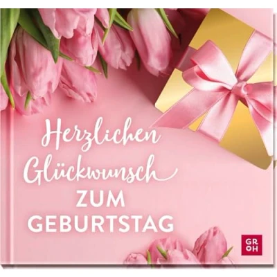 Abbildung von Herzlichen Glückwunsch zum Geburtstag: Edles Geschenkbuch als Geburtstagsgeschenk mit Gratulationstexten und Fotos für Frauen Männer in jedem Alter