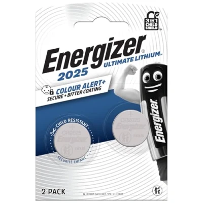 Abbildung von Energizer Knopfzelle CR 2025 3 V 2 St. 155 mAh Lithium E304205900 Knopfzelle, (3 V)