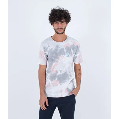 Abbildung von Hurley Herren Evd Tie Dye Bottmos Up S/S Tshirt, Platin, S