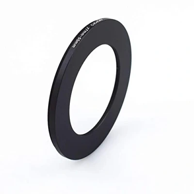 Abbildung von 77 mm auf 55 Step Down Ringfilteradapter, Kamerafilterring für UV, ND, CPL Filter, Ring (77 mm)