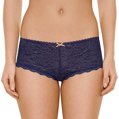 Abbildung von Uncover by Schiesser Damen Cheeky Pants Hipster, Blau (dunkelblau 803), 38 (Herstellergröße: M)