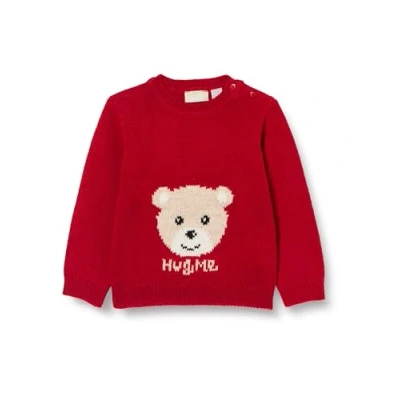 Abbildung von chico Unisex Kinder Weihnachtsstrickpullover Hose, Rot (2), 9M
