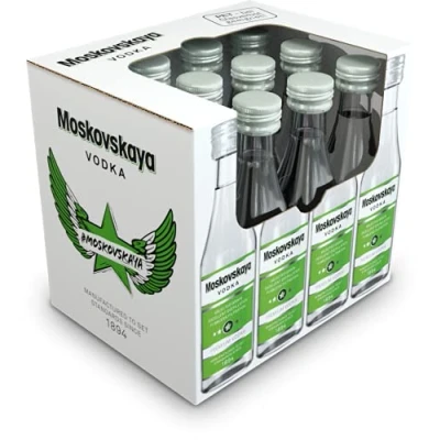 Abbildung von Moskovskaya Vodka Minis I 12 x 0,05 L Premium