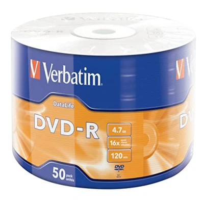 Abbildung von Verbatim DVD Rohling 50 Rohlinge R 4,7GB 16x Shrink