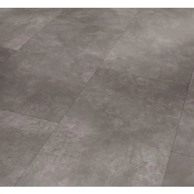 Abbildung von Parador Designboden Modular ONE Beton Ornament dunkelgrau Steinstruktur Großfliese 4 seitige Fase