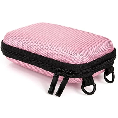 Abbildung von Baxxtar Hardcase Pure PINK S Kameratasche für Digitale Kompaktkameras mit Schultergurt und Gürtelschlaufe CyberShot DSC WX220 WX350 W810 W830 Pixpro FZ43 FZ55 Realishot DC5200 usw.