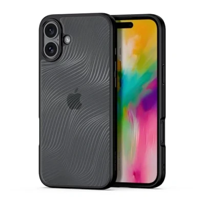 Abbildung von DUX DUCIS [Aimo Series Hülle, entworfen für Apple iPhone 16, stoßfeste Handyhülle Schwarz
