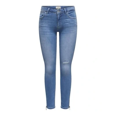 Abbildung von ONLY Onlkendell ZIP Jeans Skinny Fit, Damen, Größe: 32x30, Light medium blue denim