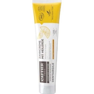 Abbildung von Cattier Zahncreme mit Heilerde Zitrone 75 ml