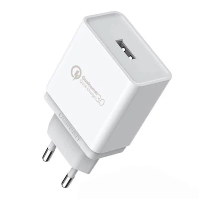 Abbildung von UGREEN Ladegerät USB A QC 3.0 18W Adapter weiß