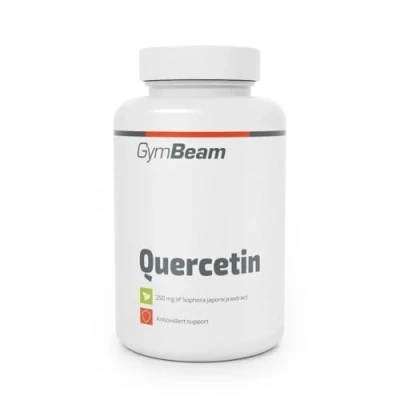 Abbildung von GymBeam Quercetin (Kapseln) 475 mg pro Tagesdosis, enthält Japanischen Pagodenbaum Extrakt, eines der stärksten Antioxidantien, vegan, 90 caps