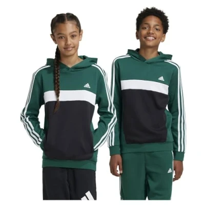 Abbildung von adidas Tiberio 3 Stripes Colorblock Fleece Hoodie 15 16 Years