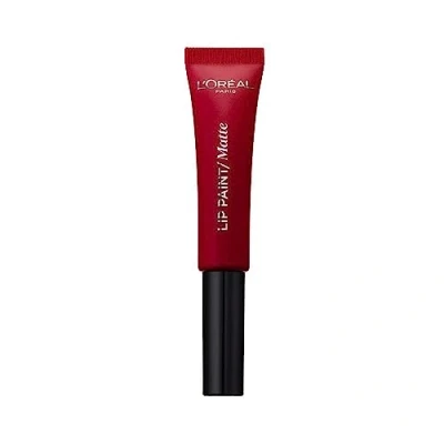 Abbildung von L&#039;Oréal Infallible Lip Paint Matte Lippenstift 205 Apocalypse Red