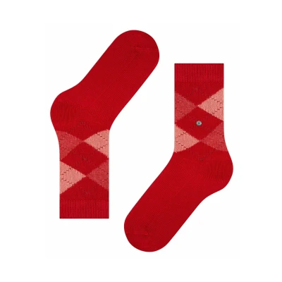 Abbildung von Burlington Whitby Socken, Damen, Größe: 36 41, Vermillion red