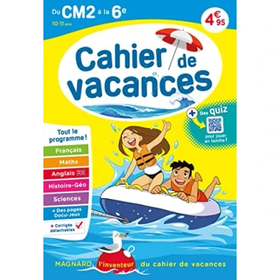 Abbildung von cahier de vacances 2025, du CM2 vers la 6e 10 11 ans: Magnard, l’inventeur