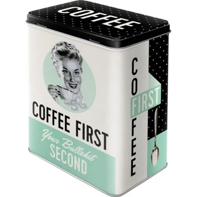 Abbildung von Nostalgic Art Vorratsdose Kaffeedose Blechdose Coffee First