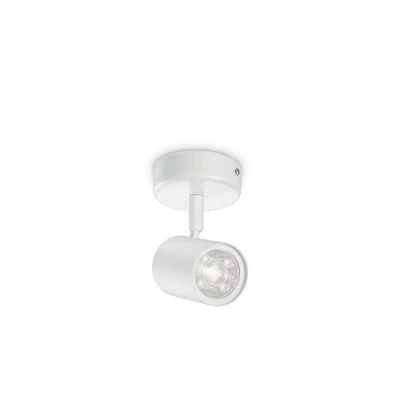 Abbildung von WiZ Tunable White Imageo 1er LED Spot (345 lm), Leuchte mit warm bis kaltweißem dimmbarem Licht, smarte Lichtsteuerung über WLAN per Stimme/App, weiß