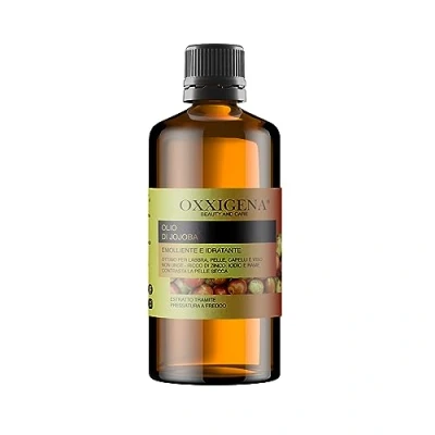 Abbildung von Oxxigena 100% reines Jojobaöl, 1000 ml Packung, kaltgepresst, spendet der Haut viel Feuchtigkeit und nährt sie, verleiht dem Haar Glanz, vegan GMO frei