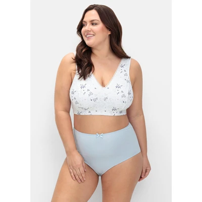 Abbildung von Sheego Bustier, Damen, Größe: 120D, Weiß gemustert