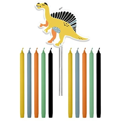 Abbildung von Dino Roars Kuchen Kerze 11 Stück