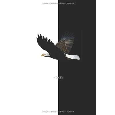 Abbildung von Schwarzer Adler Notizbuch Kara Kartal Notizbuch: ca DIN A5 (6x9) mit 120 Seiten liniertes Notizheft, Schreibheft, Tagebuch