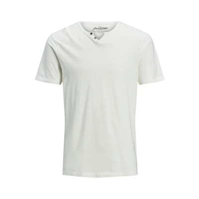 Abbildung von Jack &amp; Jones Jjesplit NECK SS NOOS Tshirt basic, Herren, Größe: Medium, Cloud dancer