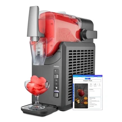 Abbildung von Medion® Eismaschine LIFE MD12090 / Slush Ice Maker, 2,6 L Kapazität, Härtegradkontrolle, 200 W, 5 Programme, 3060 Min. Zubereitungszeit, Kompressorkühlung