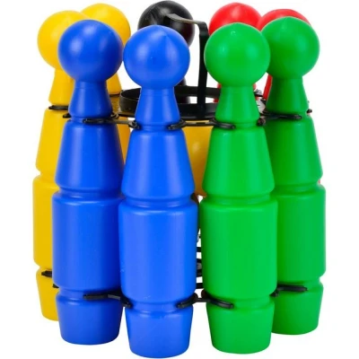 Abbildung von ABC Dickie Simba Outdoor Spielzeug Kinderbowling Set Kegelspiel mit Tragehalterung