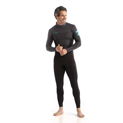 Abbildung von Perth 3/2 mm Fullsuit Herren Graphite Gray Neoprenanzug Surfanzug Wassersport