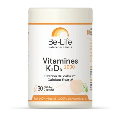Abbildung von Be Life Vitamin K2 D3 Kapseln 210μg + 25μg 30 Stück