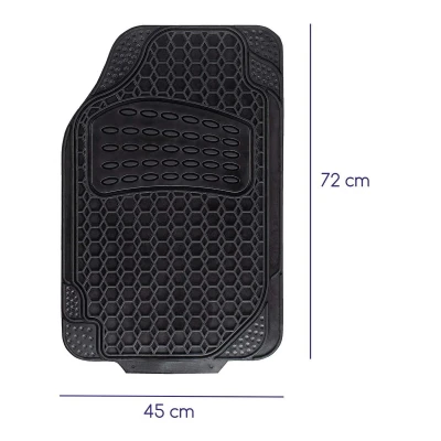 Abbildung von ALCA CarProtect, Driver+Passenger 732020 Fußmattensatz Gummi vorne 2 schwarz Universelle passform kfzteile, kfzteile24, bandel online, bandel, atp