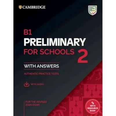 Abbildung von B1 Preliminary for Schools 2 Practice Tests with answers (Pet Tests)