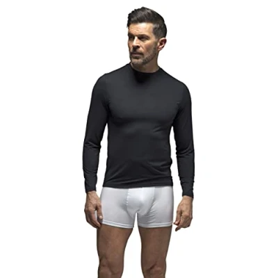 Abbildung von HEAT HOLDERS Herren Thermo Innenfleece Langarm Unterhemd Performance Funktion Baselayer Für Sport Outdoor Im Winter Atmungsaktiv Funktionsshirt (L, Warm Ultra lite)