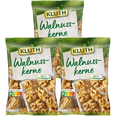Abbildung von Kluth Walnusskerne Beste Qualität und mild im Geschmack 100g 3er Pack