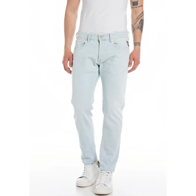 Abbildung von Replay Willbi Pants Jeans Tapered Fit, Herren, Größe: 32x30, Superlight blue