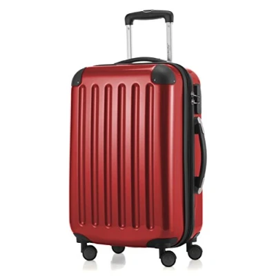Abbildung von HAUPTSTADTKOFFER Alex Handgepäck, 55 x 38 23 cm, TSA, 4 Rollen, 42 Liter, Reisekoffer, Hartschalenkoffer, Rollkoffer, Bordgepäck Koffer, erweiterbar, Rot