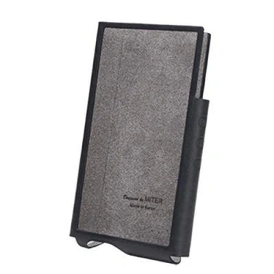 Abbildung von Schutzhülle für iBasso DX160 (handgefertigt, aus PU Leder Hülle Cover Case) DX 160, Light Black