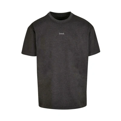 Abbildung von Merchcode LOVE Heavy Oversized Tshirt print, Herren, Größe: Medium, Charcoal