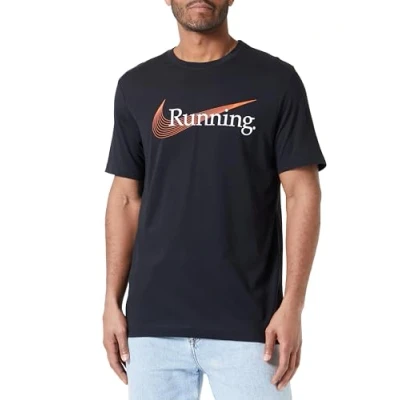 Abbildung von Nike Performance Drifit Heritage Sport Tshirt, Herren, Größe: Small, Black