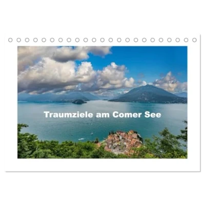 Abbildung von Traumziele am Comer See (Tischkalender 2025 DIN A5 quer), CALVENDO Monatskalender